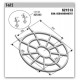 Mriežka k výlevke T612 621513 Ideal Standard