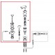 Bidet drain set including siphon A1389AA Ideal Standard