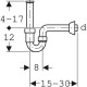 Washbasin siphon 151.100.11.1 Ideal Standard