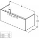 Cabinet under the sink Strada K2659WG Ideal Standard