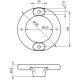 Bath handrail Ideal Standard Playa T9638