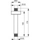 Brausearm Idealrain B9446AA Ideal Standard