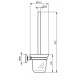 Toilet brush IOM A9119XG Ideal Standard