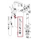 Flexi tubing A861140NU with Ideal Standard seat