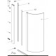 Shower corner seal EASY Ideal Standard