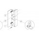 Plastic shelf holders Connect Space EF31867 Ideal Standard