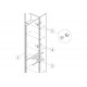 Plastic shelf holders I Life TF14467 Ideal Standard