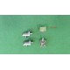Chrome shelf holders 4 Ideal Standard