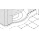 Profil sprchovacieho kúta T000468YB Ideal Standard