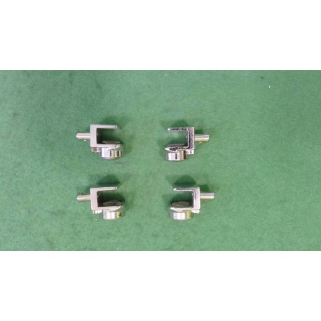 Chrome shelf holders 2 Ideal Standard