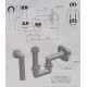 Sink siphon R432767 Ideal Standard