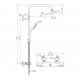 Shower set CeraTherm T25 A7208AA Ideal Standard