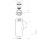 Sliding sleeve A861103NU Ideal Standard