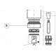 Adapterkappe A860227AA Ideal Standard