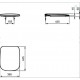 Toilettensitz Esedra T318201 Ideal Standard NC
