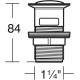 Drain armature Ideal Standard S8733AA