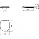 Sliding seat Connect E722401 Ideal Standard softclose
