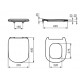 Toilet seat Tesi T3527V1 Ideal Standard