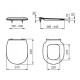 Toilet seat Concept E772501 Ideal Standard
