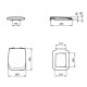 Toilettensitz Ventuno 21 T634301 Ideal Standard