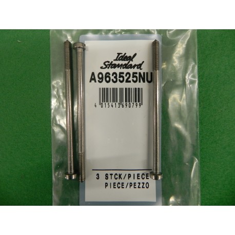 Set of stainless steel screws for Ideal Standard A963525NU cartridge