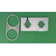 2-hole rosette Ideal Standard A1505AA