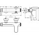Bath wall faucet Ideal Standard Melange A4271AA
