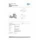 Vaňová nástenná batéria Ideal Standard Connect E 50 ll B1466AA