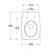 Klozetové sedátko T629801 Cantica Ideal Standard  SC