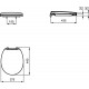 Klozetové sedátko Contour 21 S407701 Ideal Standard NC