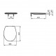 Záchodová doska UNI E131701 Ideal Standard NC