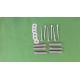 Set of stainless steel screws Ideal Standard