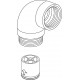 Shower rose elbow F960865AA Ideal Standard