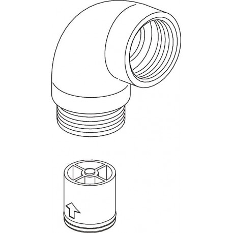 Duschrosette Bogen F960865AA Ideal Standard