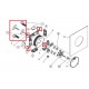 Montagefüße A963131NU EASY BOX Ideal Standard