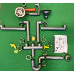Ablaufgarnitur für Doppelspüle J196467 Ideal Standard